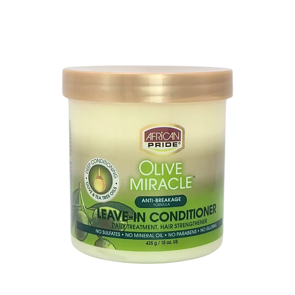 African Pride Olive Miracle Leave-in Conditioner 425g African Pride Olive Miracle Leave-in Conditioner 425g